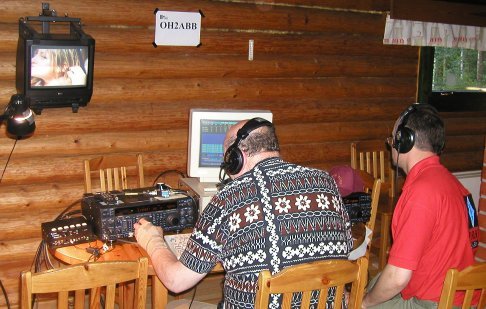 OH2ABB contesting IOTA2004 at EU097 island Emsalo